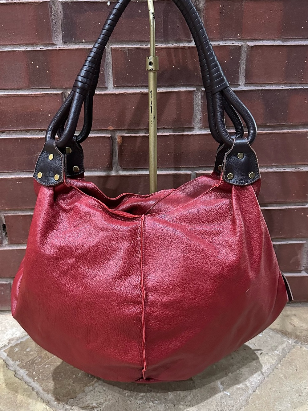 Anthropologie Like New Nest Authentic Leather Shoulder BOHO Bag
